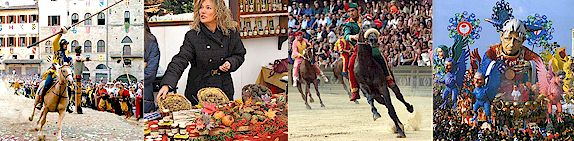 Tuscan festivals, fairs, jousts, processions, sagre, feste in Tuscany